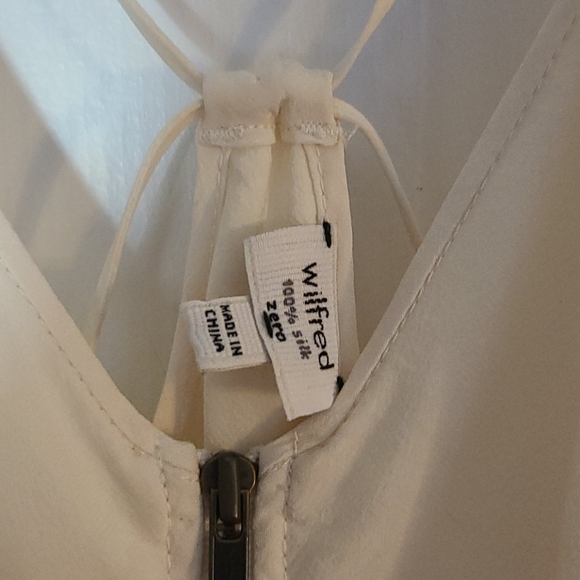 Cream Wilfred ruffle dress XXS - Picture 3 of 8